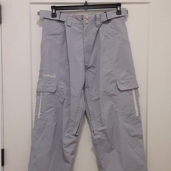 Burton Pants - BURTON Formula women's gray snowboard/ski pants (L)  A-2